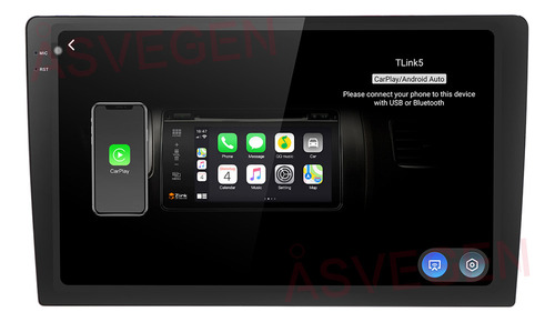 9 Pulgadas Audio Vehiculos Estéreo Carplay Dsp Ips 4+64g 2k