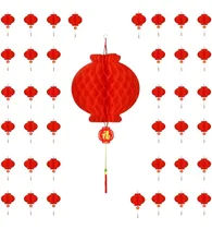 Comprar Linternas De Papel Chino Colgantes, 40 Unidades, 15cm De Diá
