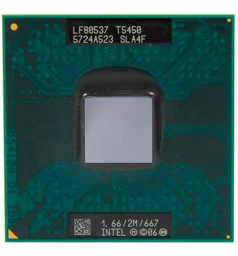 Procesador Intel Core 2 Duo T5450 1,66 Ghz/2m/667 Sla4f 478