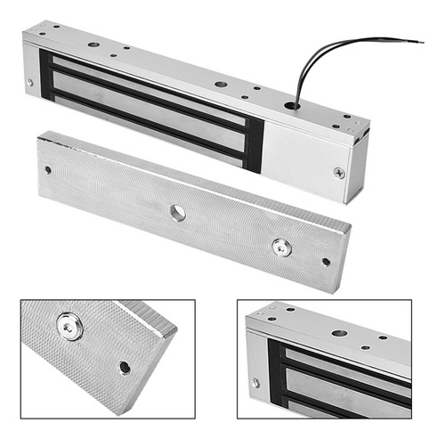 Cerradura De Puerta Electromagnética Dc 12v 280kg Fuerza De