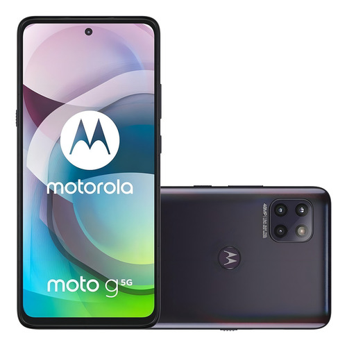 Moto G 5G Dual SIM 128 GB preto-prisma 6 GB RAM - Aceitável (Recondicionado)