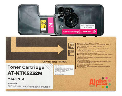 Toner Compatible Con Kyocera Tk-5232 Ecosys M5521 P5021 5232