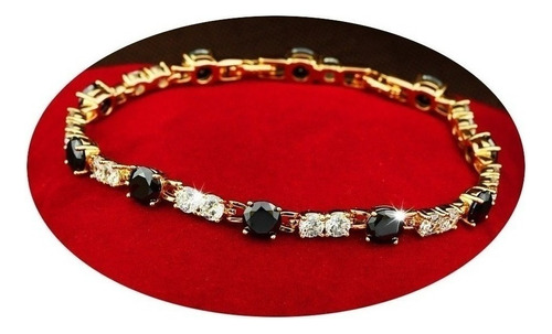 Pulsera Brazalete Oro 18k Regalo Amistad Mujer Mama Elegante