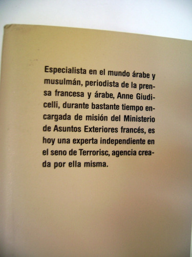 El Riesgo Antiterrorista Anne Giudicelli Islam Alqaeda Boedo (Usado)