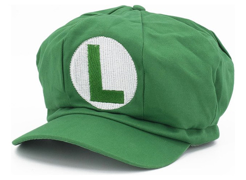 Gorro Boina Diseño Luigi Mario Bros.