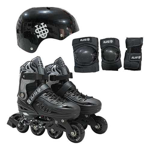 Patines Ajustables Profesinales Chicago Con Protecciones Gratis