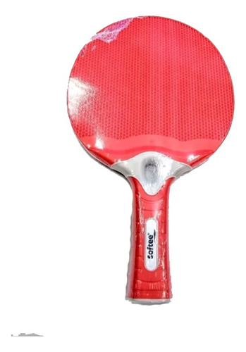 Paleta Ping Pong Tenis De Mesa Softee Energy Red