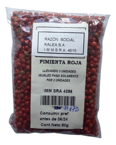 Pimienta Roja 50 G Lleve 3 Pague Solo 2