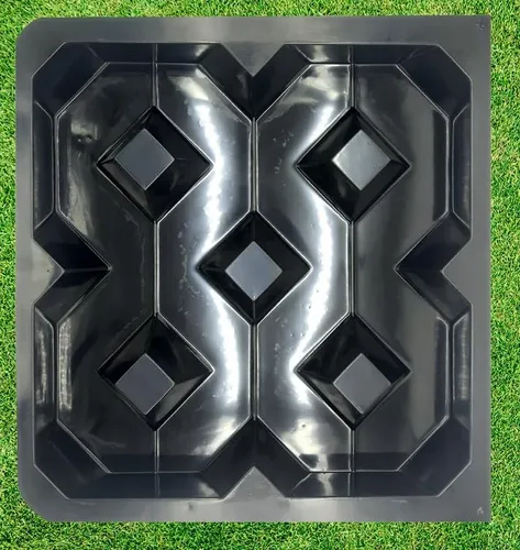 Molde Plástico Para Adoquines Césped Concreto Abs 2mm Estaci