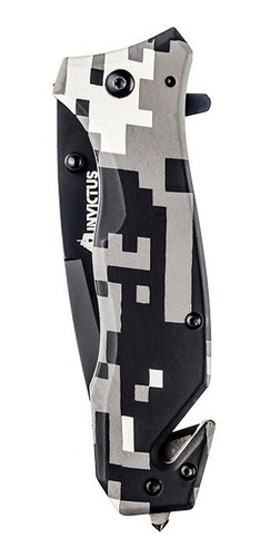 Canivete Tático Invictus Phanton Militar Camuflado Digital