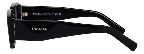 Prada Spr 06ys 027-01o Square Shape Abstract Black Purple (Usado)
