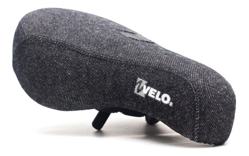 Asiento Velo Pivotal Jean Negro  Para Bmx  Linea Pro!