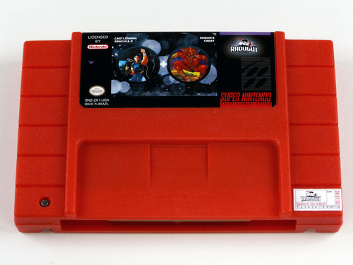 Cartucho 2 Em 1 - Dracula X E Demons Crest Super Nintendo
