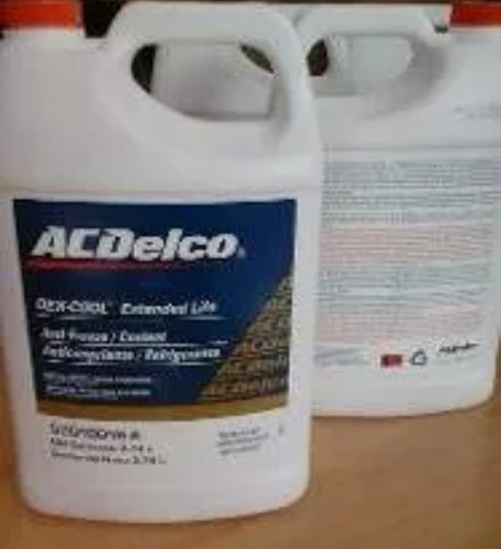 Imagen 8 de 9 de Refrigerante Acdelco Color Naranja 3.78 Lt Original