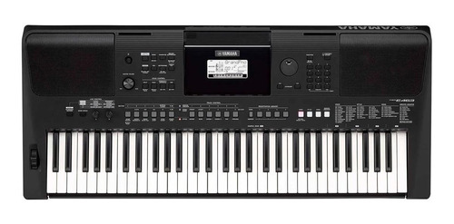 Imagen 1 de 3 de Teclado musical Yamaha PSR Series PSR-E463 61 teclas Negro