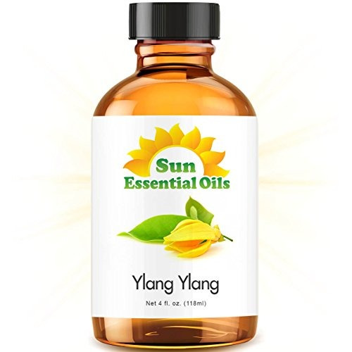 Aceite Esencial De Ylang Ylang Orgánico De Sol 4oz 