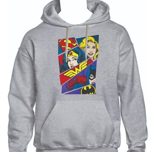 Buzos Busos Hoodie Super Heroes Heorinas Dama 