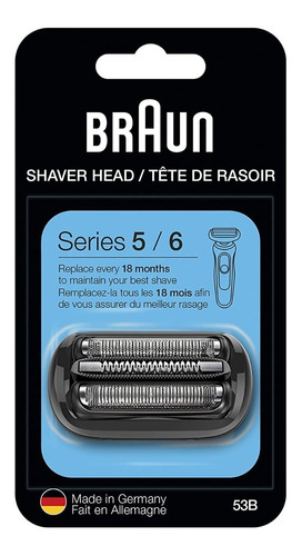 Braun 53b Series 5 Y 6 Cabezal Repuesto Afeitadora Electrica