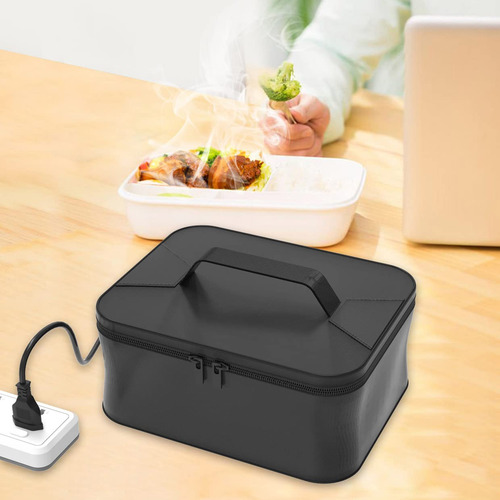 Mini Horno Portátil Tn Tonny 12 V Lonchera Eléctrica Calenta Negro