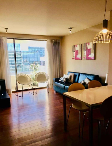 Arriendo Depto Amoblado 1dorm 1ba Est Bod Las Condes