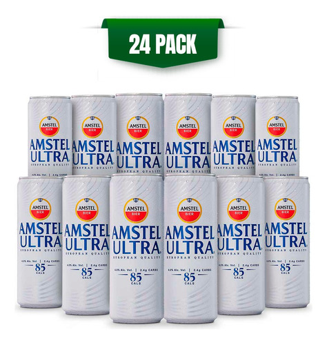 Cerveza Amstel Ultra 4x6 Lat 355ml