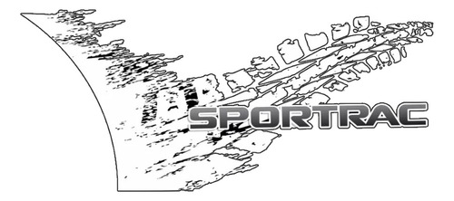 Kit Adesivo Ford Ranger Sportrac 2014 Faixa Lateral Bran 113