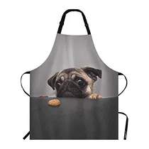 Comprar Delantal De Cocina De Cachorros De Pug, Delantal De Coc...