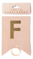 Comprar Banderín Guirnalda Feliz Cumpleaños X 1 U. Rosa Gold Feliz Cumpleaños