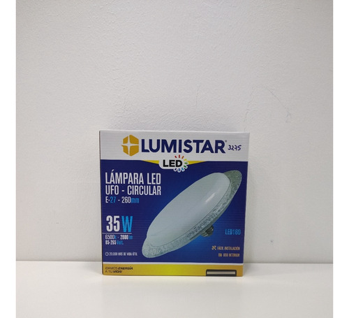 Bombillo Led Circular Ufo E-27 6k, Lumistar (cod.3257)