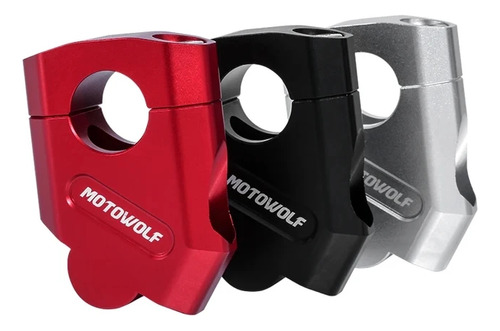Elevador De Manubrio Motowolf Kawasaki Klr 650