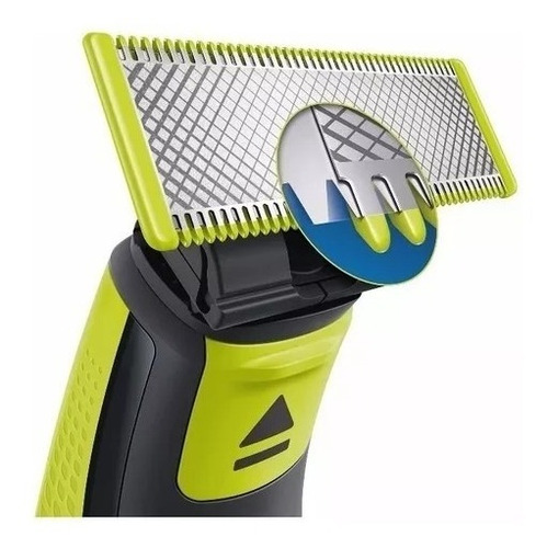 Imagen 6 de 10 de Afeitadora Philips Oneblade Qp2521 Verde Lima Y Gris Premium