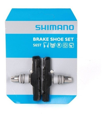 Patines De Freno Shimano Vbrake S65t Bicicleta Planet Cycle