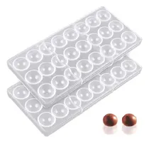 Comprar X2 Moldes Policarbonato 24cav Esferas Molde De Chocolate 24círculos Moldes Chocolate Moldes De Chocolate Policarbonato 24 Bombones Molde Chocolate Molde Policarbonato Molde Bombones Pasteleriacl