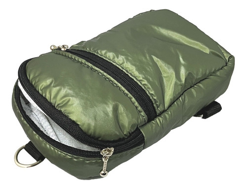 Imagen 3 de 8 de Cartera Porta Celular Bandolera Mini Bag Puffer Regulable