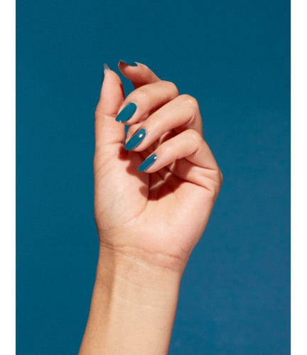 Opi Nature Strong Vegano All Heal Queen Mother Earth X 15 Ml Color Azul petróleo