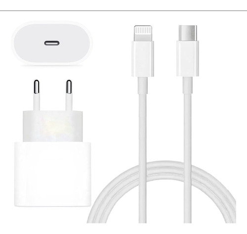 Carregador Para iPhone + Cabo Turbo 20w 8 X Xr 11 12 13 14