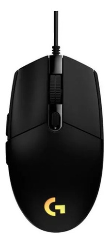 Ratón Logitech G102, Ergonómico, Óptico, Color Led