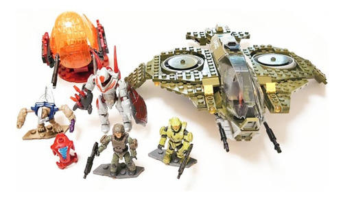 Halo Infinite Mega Set Figuras Vehiculo Wasp Y Torreta Shade