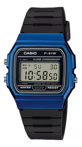 Reloj deportivo digital Casio F91W-1 Classic con correa de resina