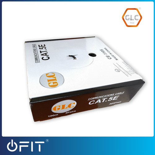Imagen 4 de 9 de Cable Utp 5e Glc 100 Metros Doble Vaina Exterior