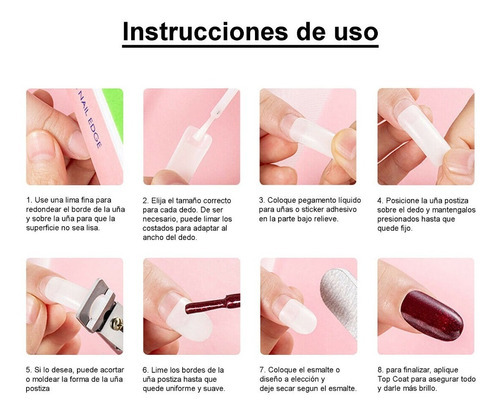 100 dicas para unhas postiças, estilete, curvo, sorriso transparente