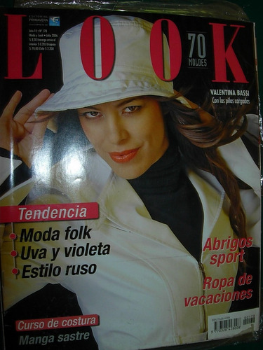 Revista Look Moldes Moda Ropa Costura 178 Valentina Bassi