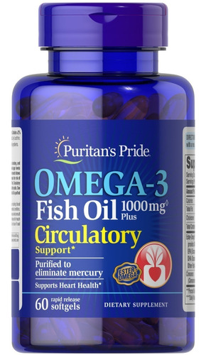 Puritan's Pride | Omega-3 Fish Oil Plus Circulatory Support