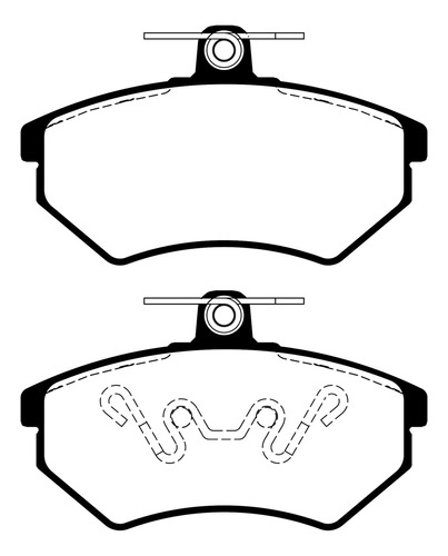 Pastillas De Freno Para Volkswagen Caddy 0 1.9 Sd 98/09