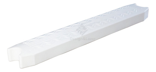 Degrau Em Abs Anatômico Para Escada Plástico Branco