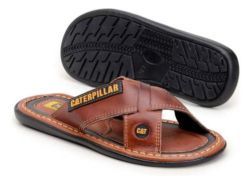 Chinelas Sandalias Caterpillar Cat Cuero Entrega Inmediata!