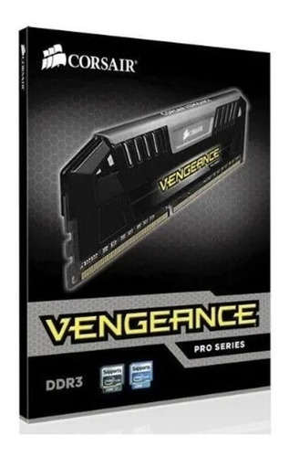 Imagem 2 de 8 de Memoria P/ Pc Ddr3 16gb 1600 2x8 Vengeance Pro Corsair 1543