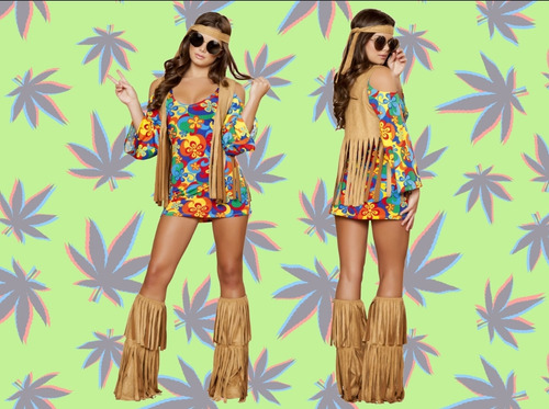 Disfraz De Hippie Para Mujer