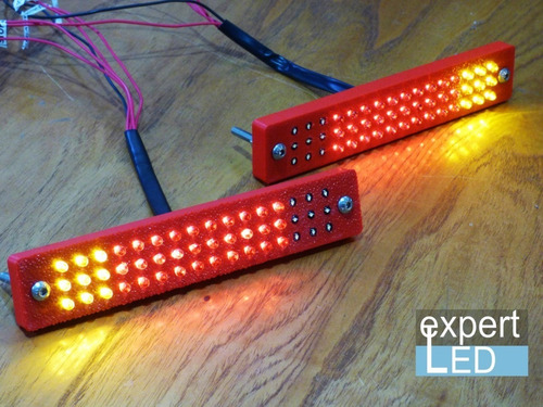 Imagen 2 de 9 de Faros Led Trailers 12v Con Luz De Retroceso Sumergibles R