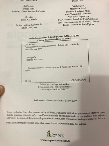 Imagem 7 de 7 de Posicionamento Em Radiologia - Editora Corpus
